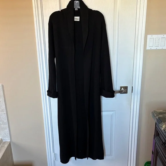 Next Ribbed Black Cardigan - Picture 1 of 5